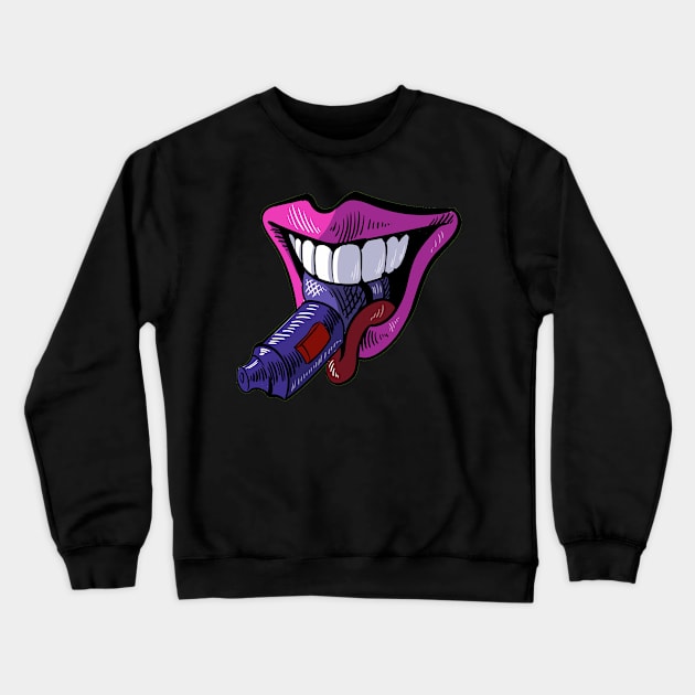 Gag On This Updated Mouth Crewneck Sweatshirt by Gag On This